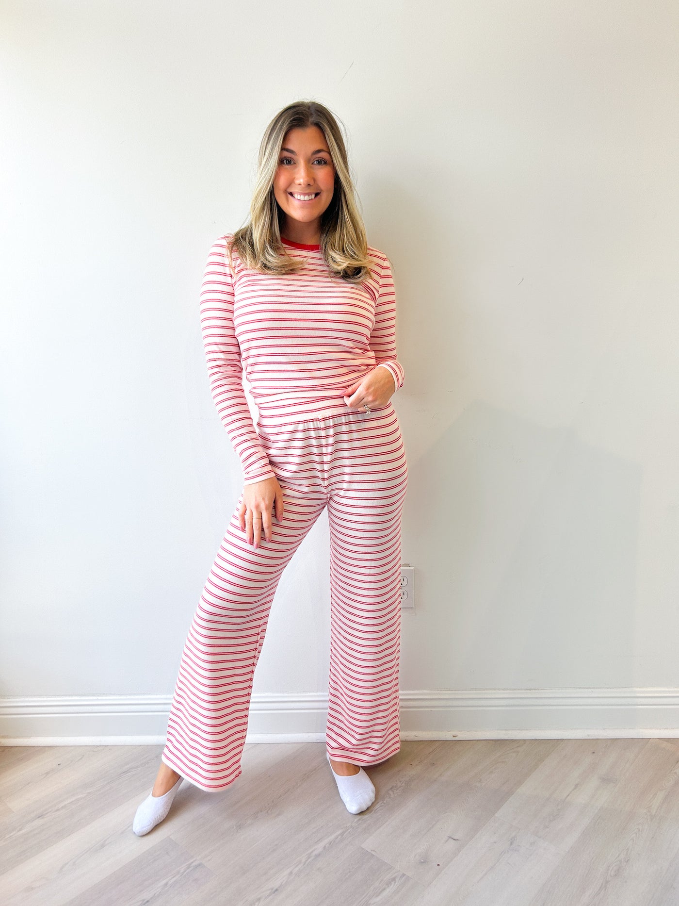 Night In Stripes L/S Top