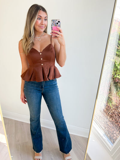Paislee Top brown