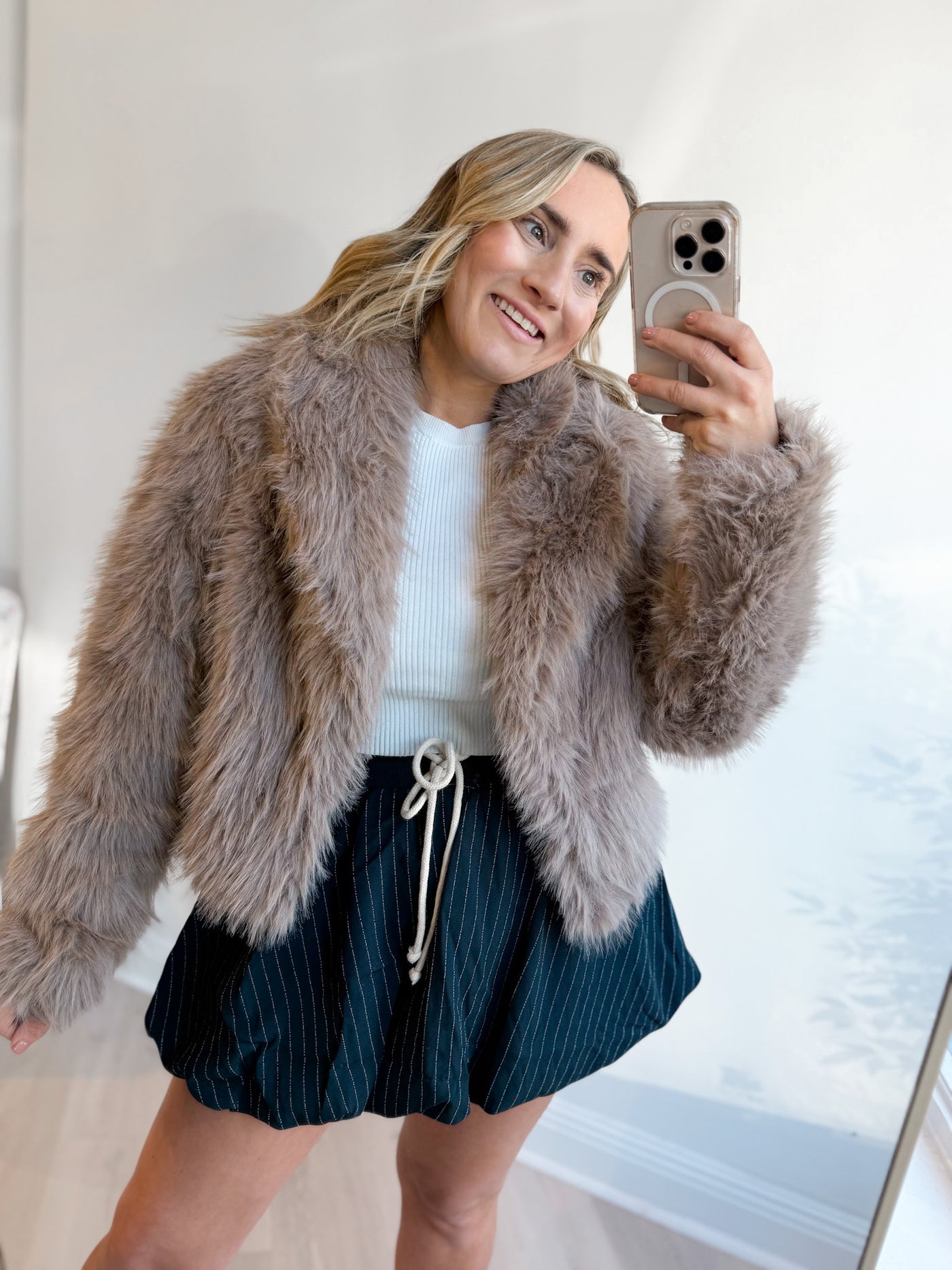 Jamie Faux Fur Jacket