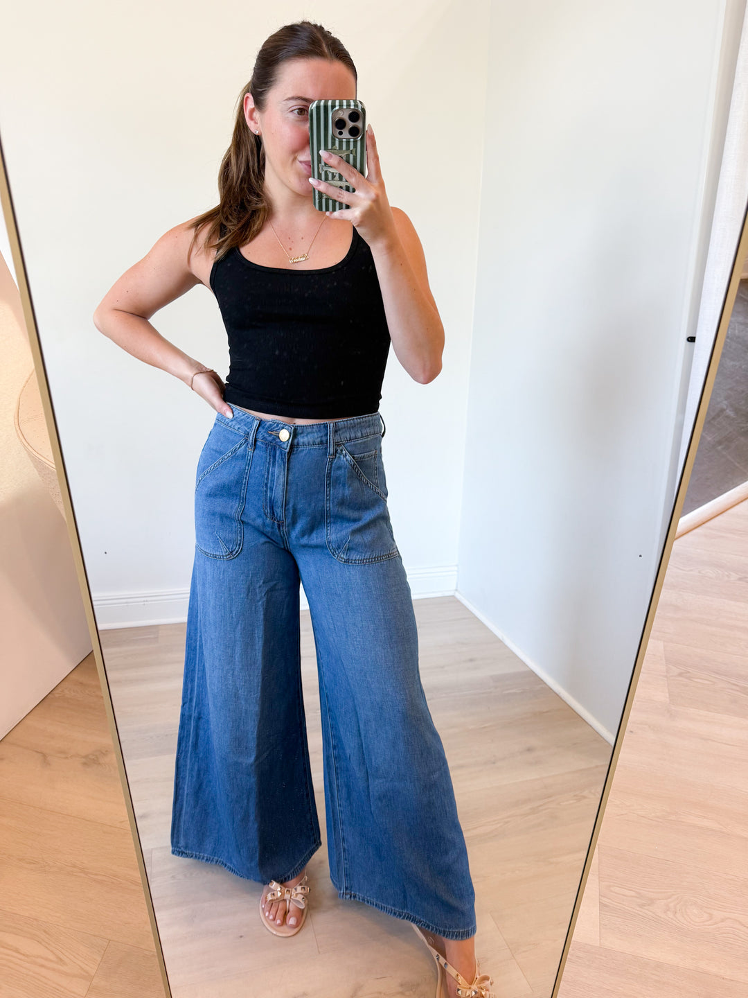 Blake High Rise Wide Leg Jeans