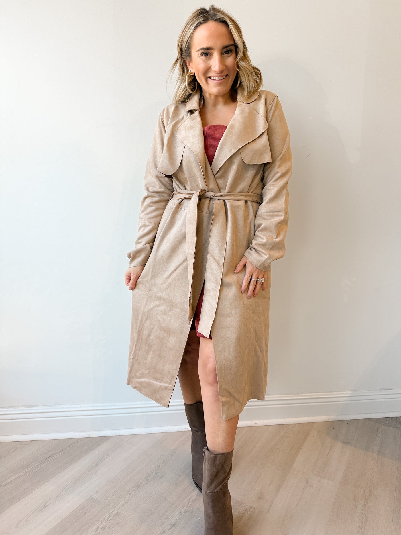 Emily Trench Coat camel