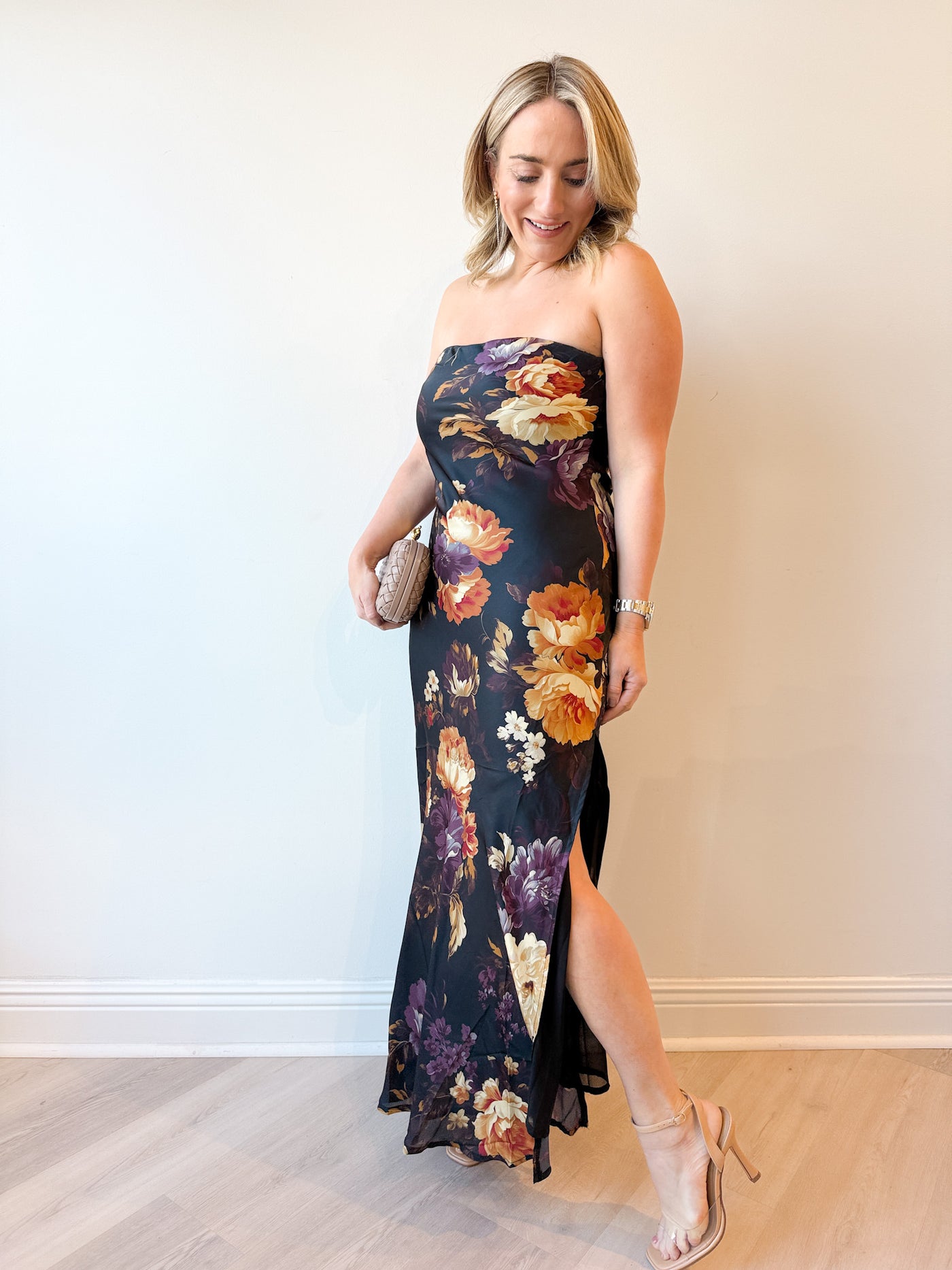 Faith Floral Midi Dress