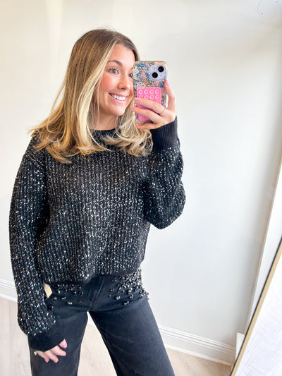 Gleam Sequin Sweater