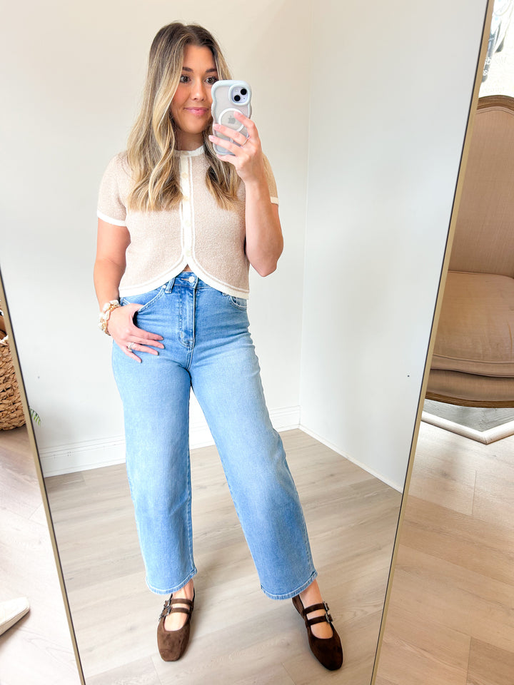 Valentine High Rise Tapered Jean
