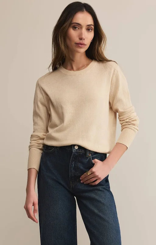 The Perfect Layer Sweater champagne