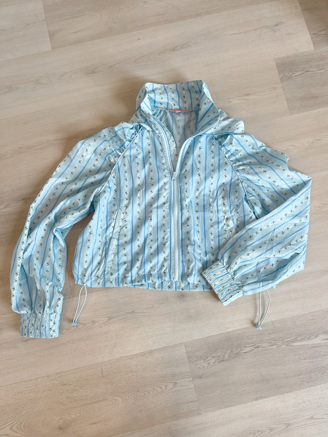 Floral Stripe Weekend Jacket