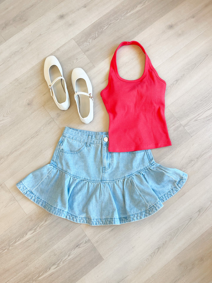 Hester Halter Top cherry