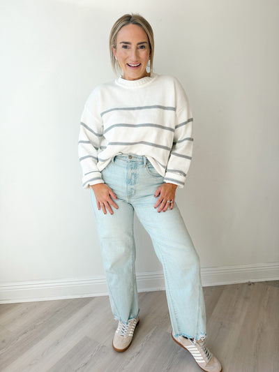 Boyfriend Striped Sweater