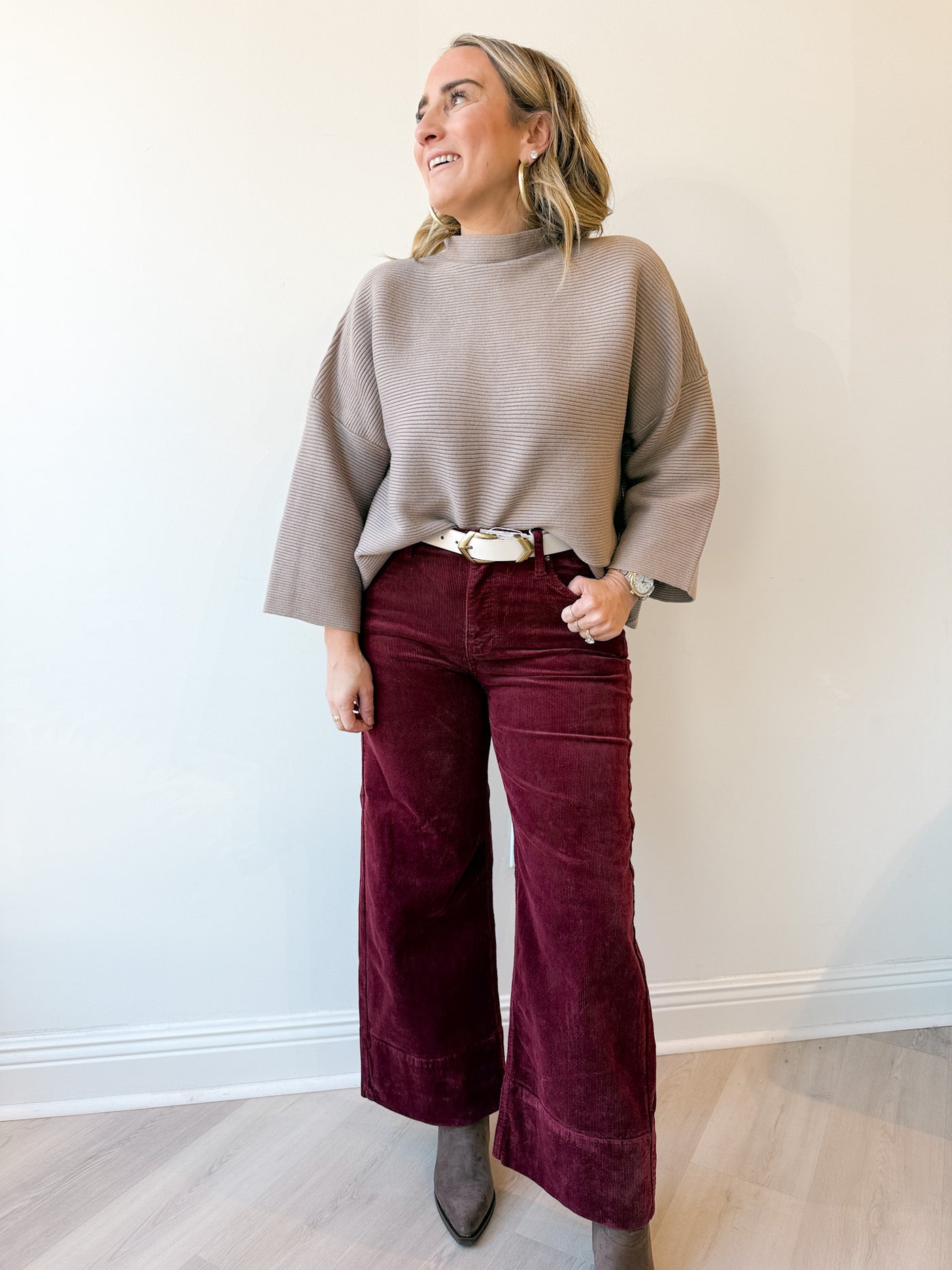 Bonnie Not Your Casual Top stone