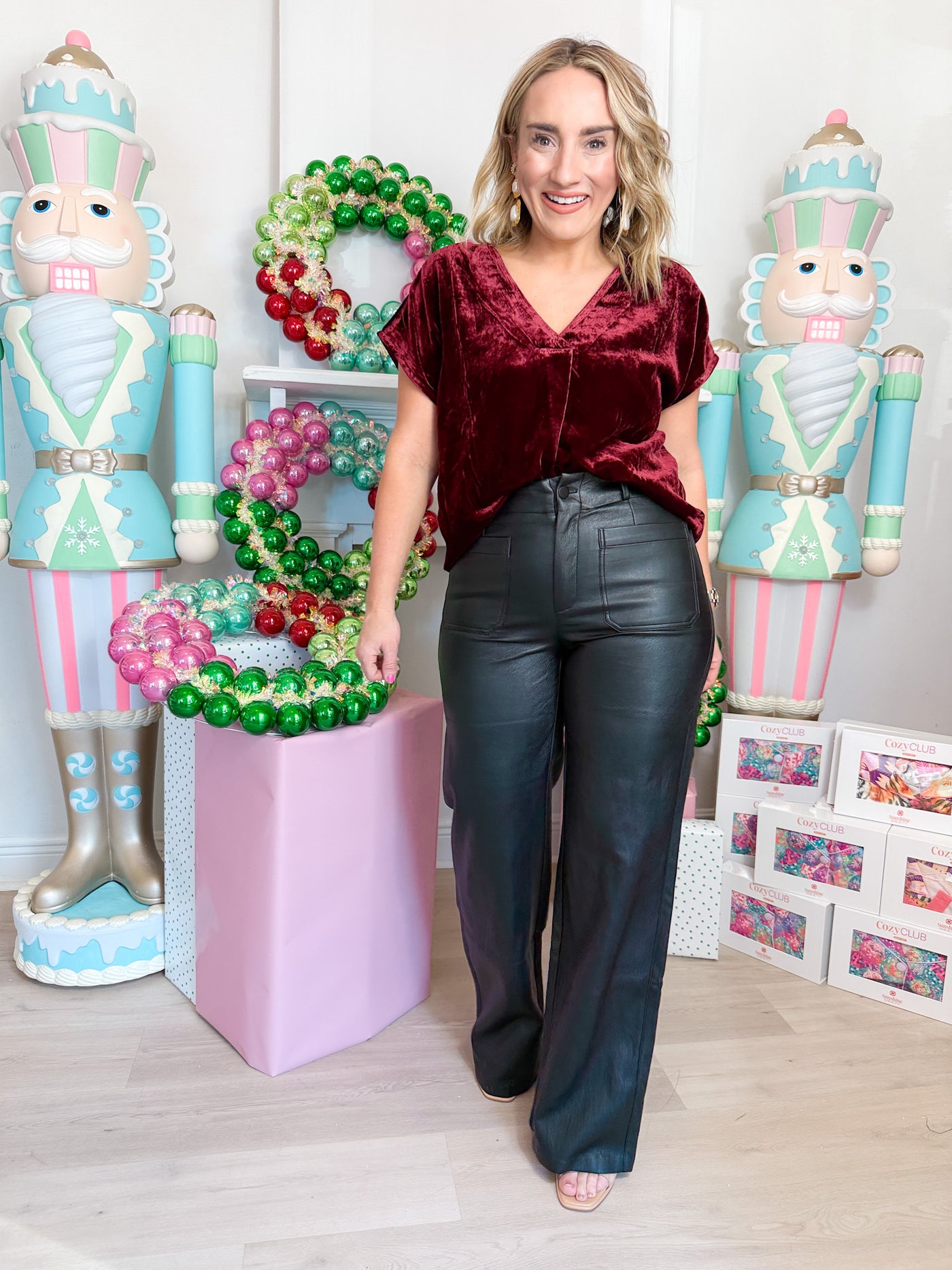 Reeve Faux Leather Pant