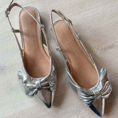 Harmony Slingback Flat silver