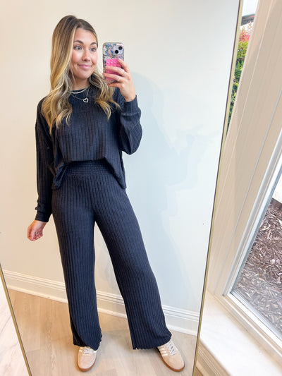 Dawn Smocked Rib Pant