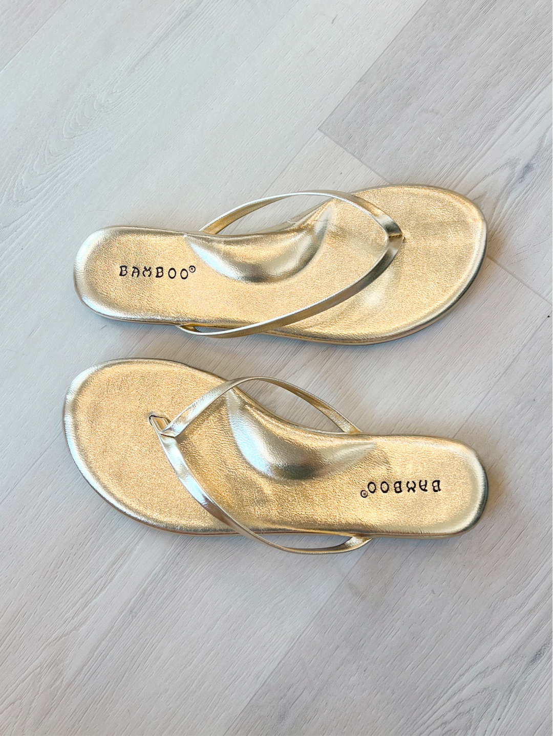 Squishy Flip Flop gold
