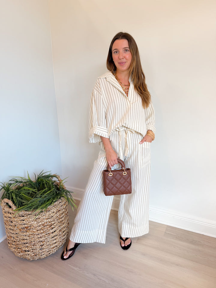 Molly Front Pocket Stripe Pants