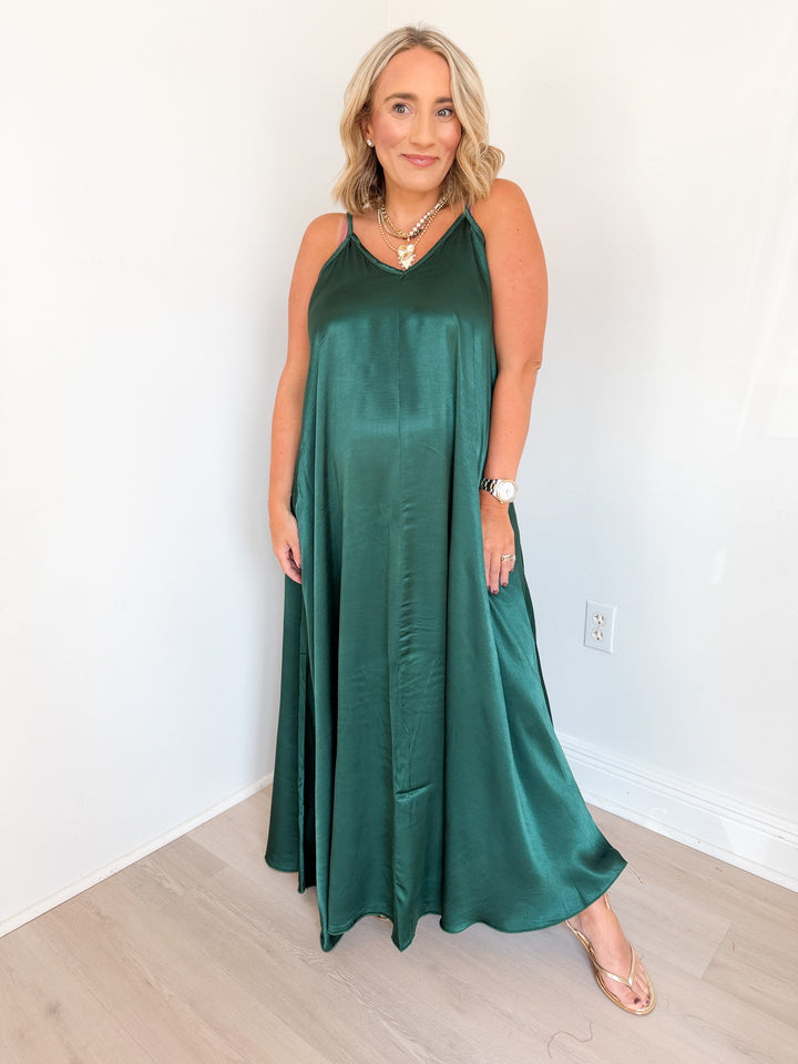 Cele Silk Maxi Dress