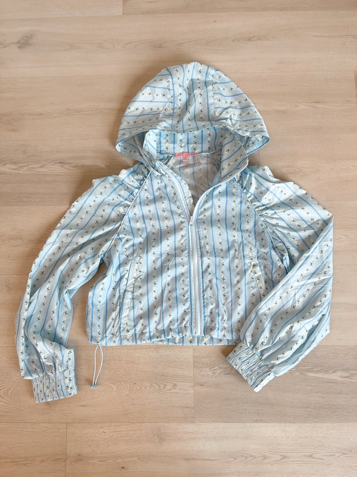 Floral Stripe Weekend Jacket