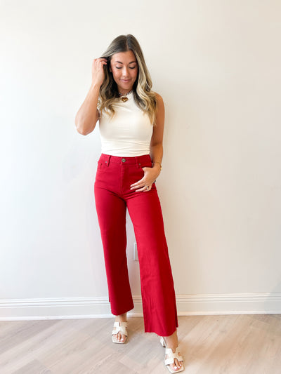 Meg High Rise Wide Leg Denim