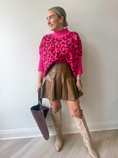 Aja Bozoma Sweater Super Pink OneSize