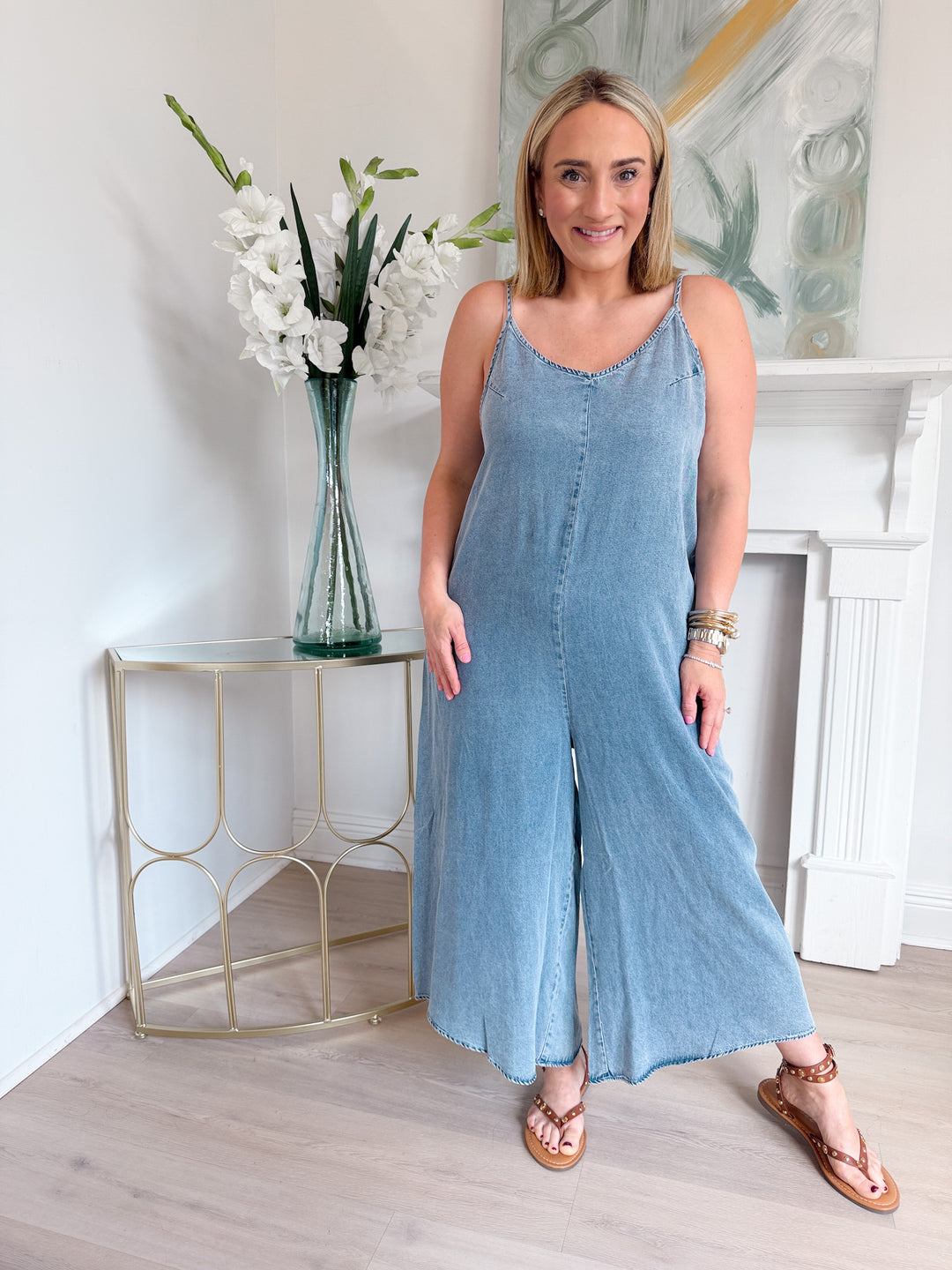Maribel Washed Tencel Jumpsuit