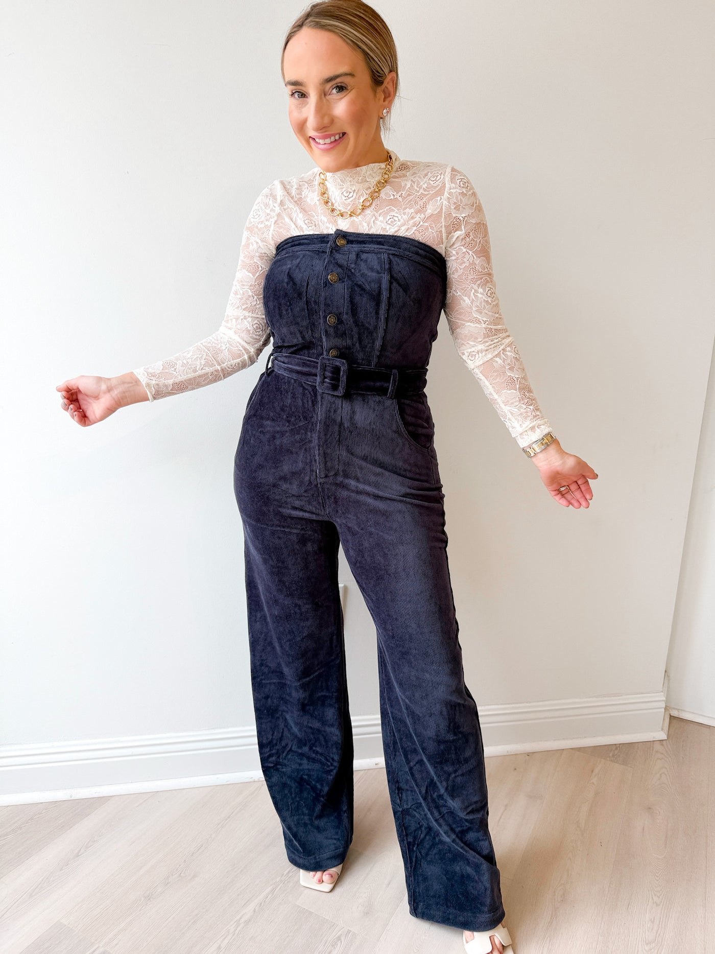 Morrison Strapless Belted Jumpsuit