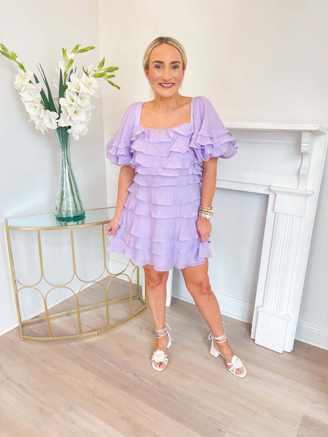 Lavender Mini Dress