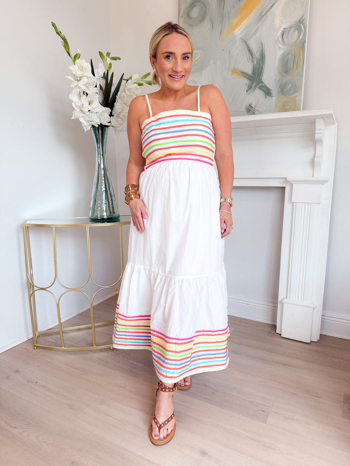 Jolie Midi Poplin Dress