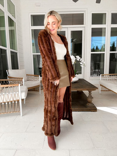 Grayson Long Fur Jacket