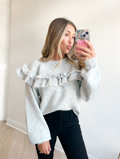 Kiki Balloon Sleeve Sweater