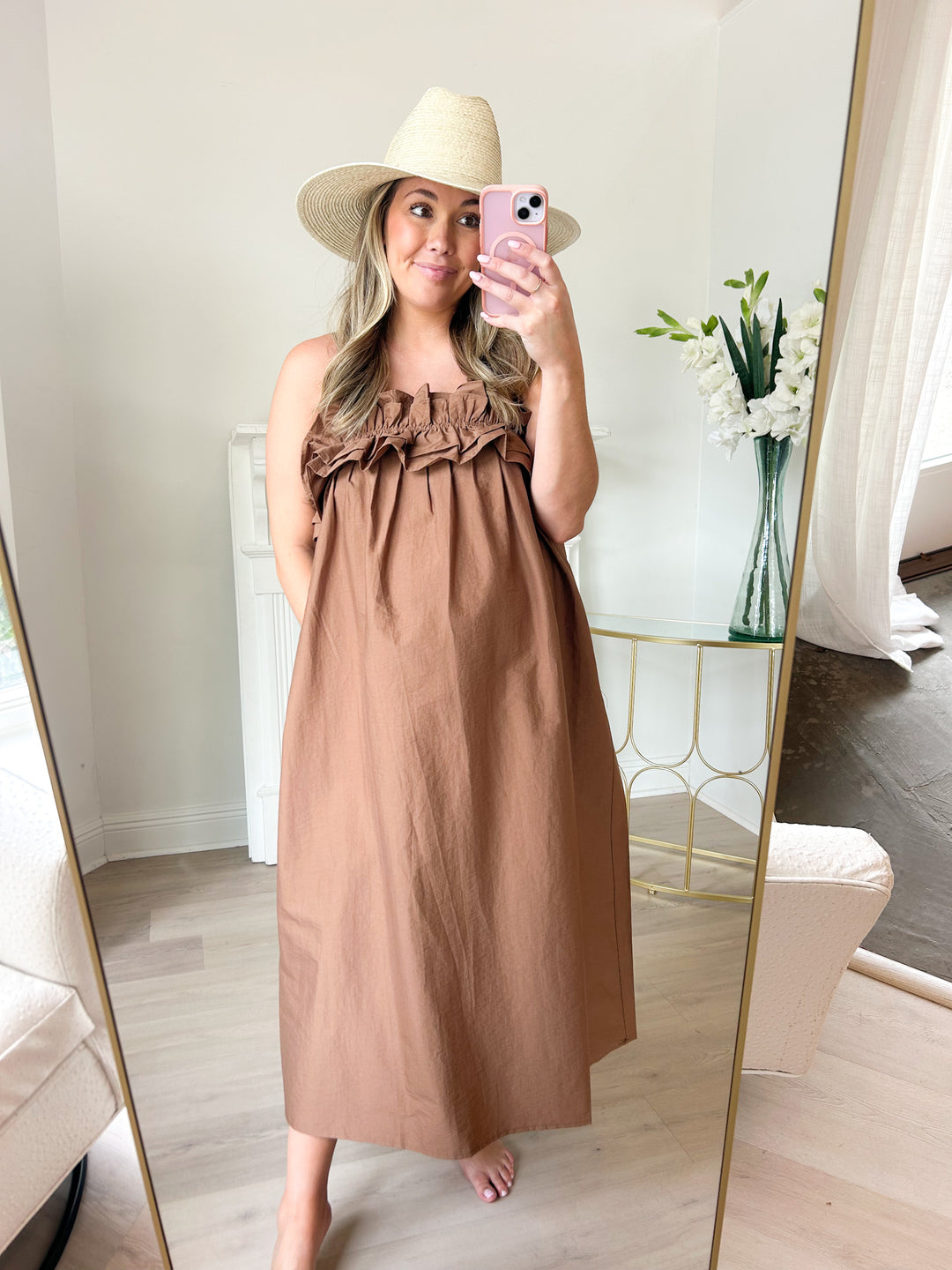 Addy Dress brown