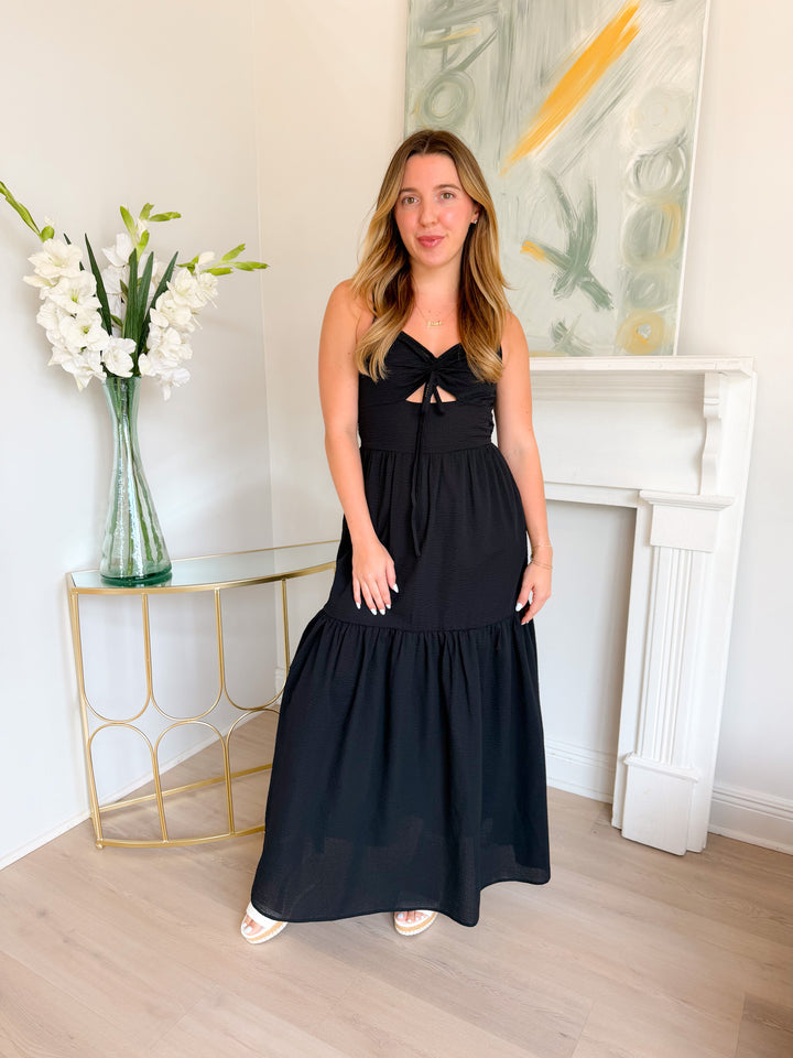 Terra Ruched Maxi Dress
