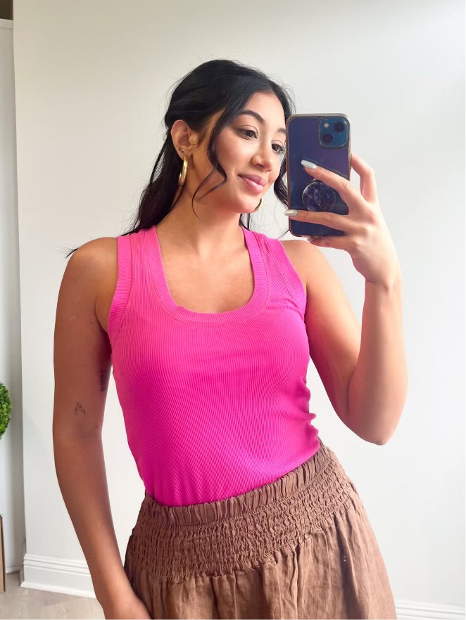 Sirena Rib Tank pink