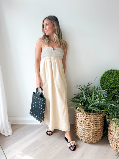 Sabrina Linen Midi Dress