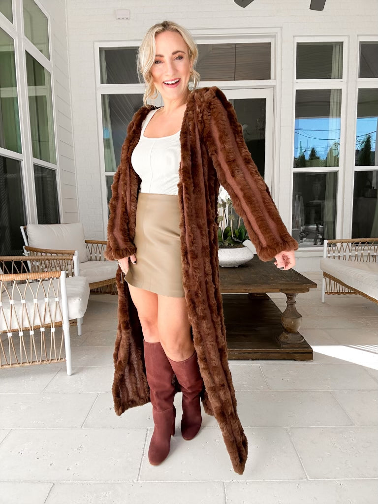 Grayson Long Fur Jacket