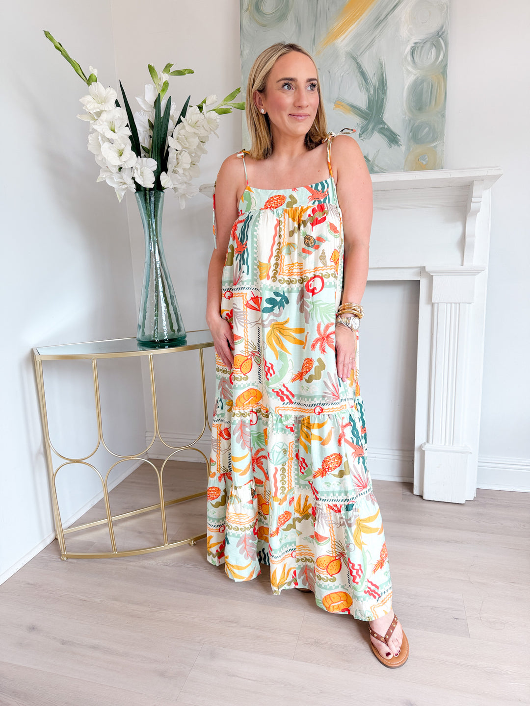 Harper Tiered Midi Dress