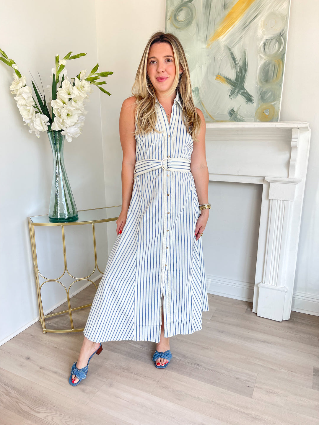 Verona Button Front Dress
