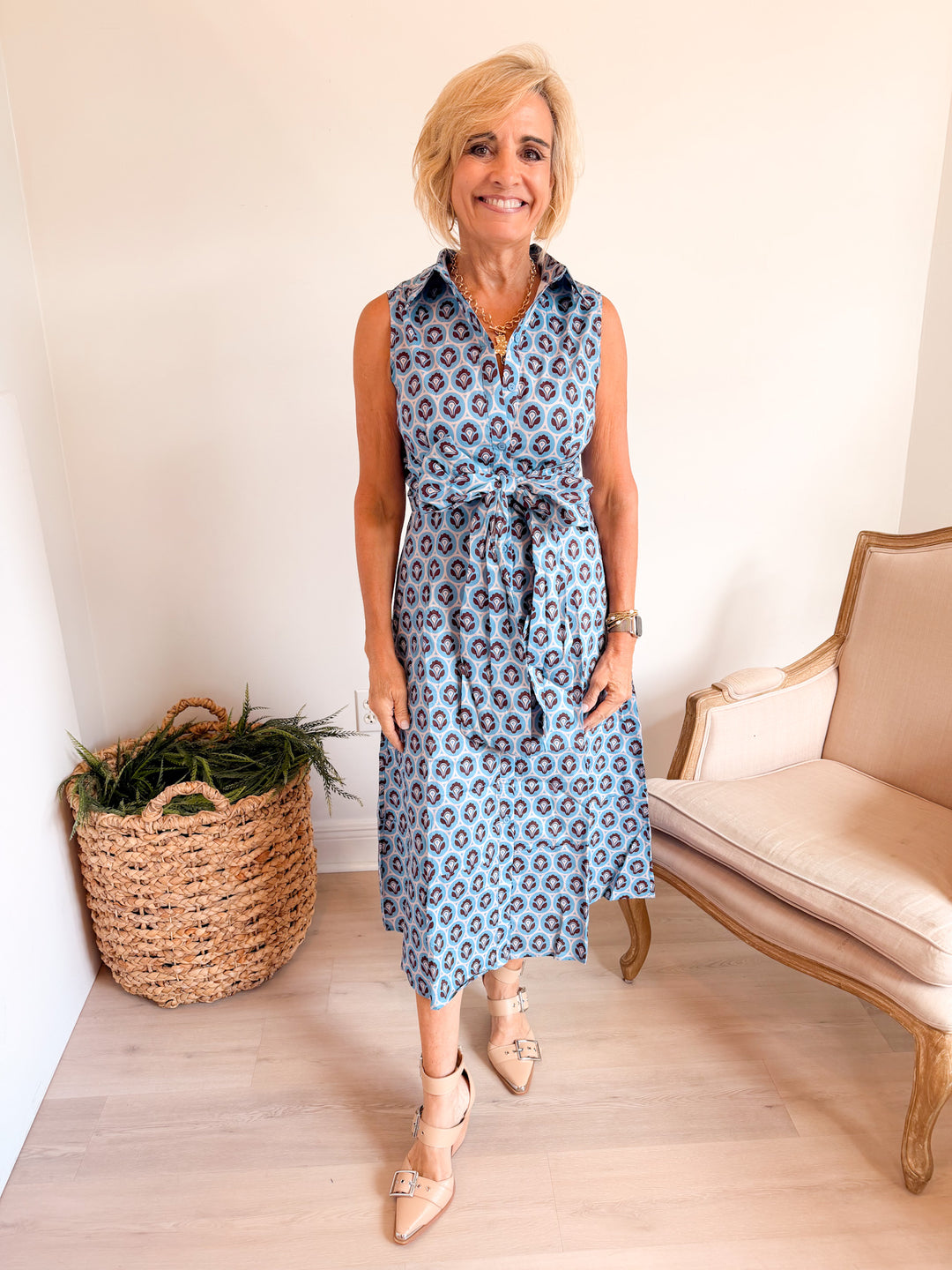 Mod Bloom Maxi Dress