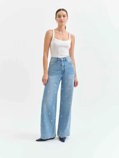Far Out Embroidered Jeans