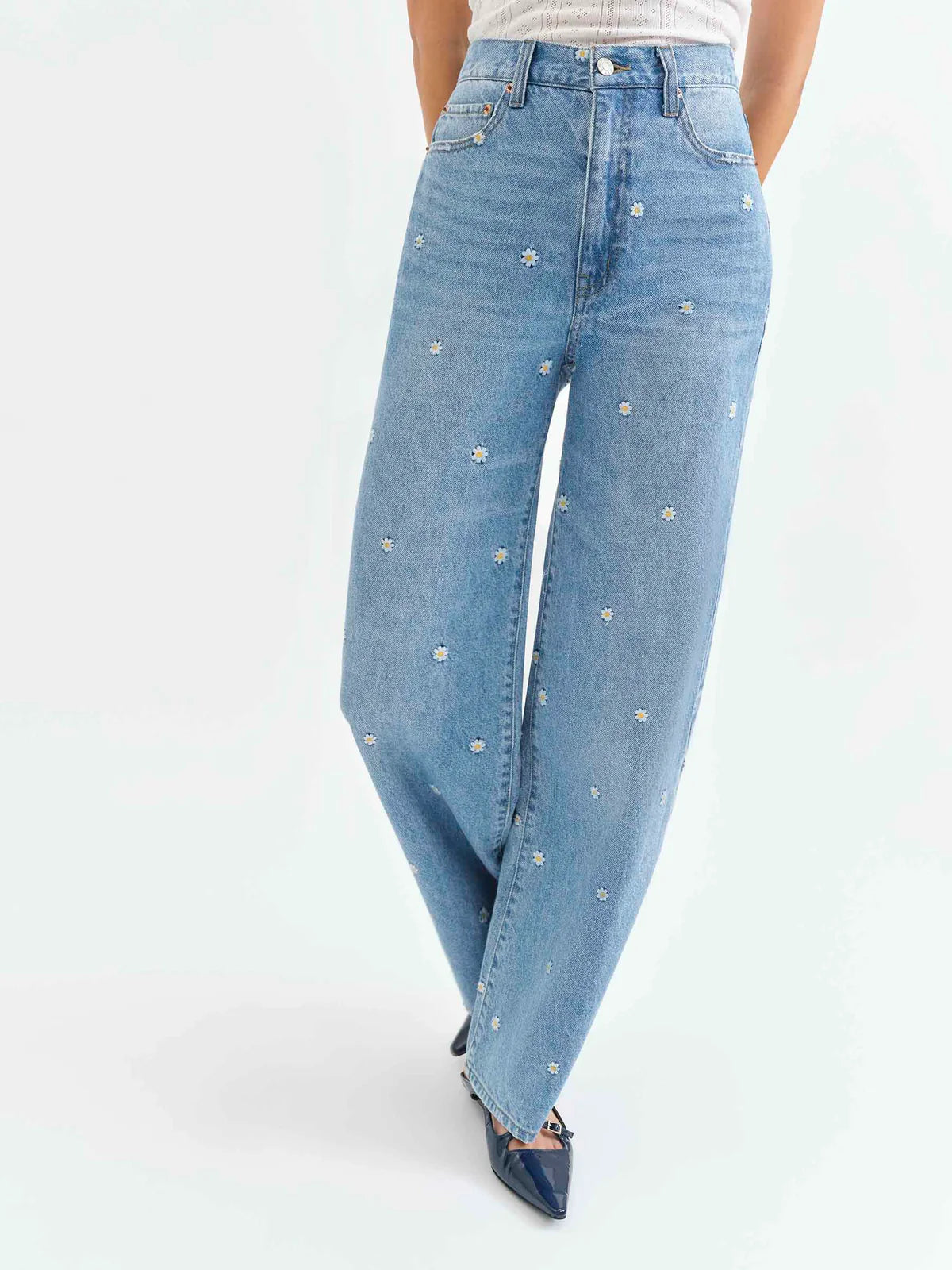Far Out Embroidered Jeans