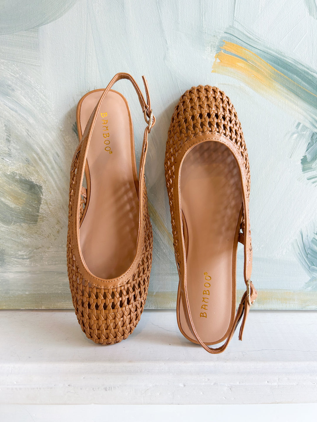 Caring Woven Sling Back