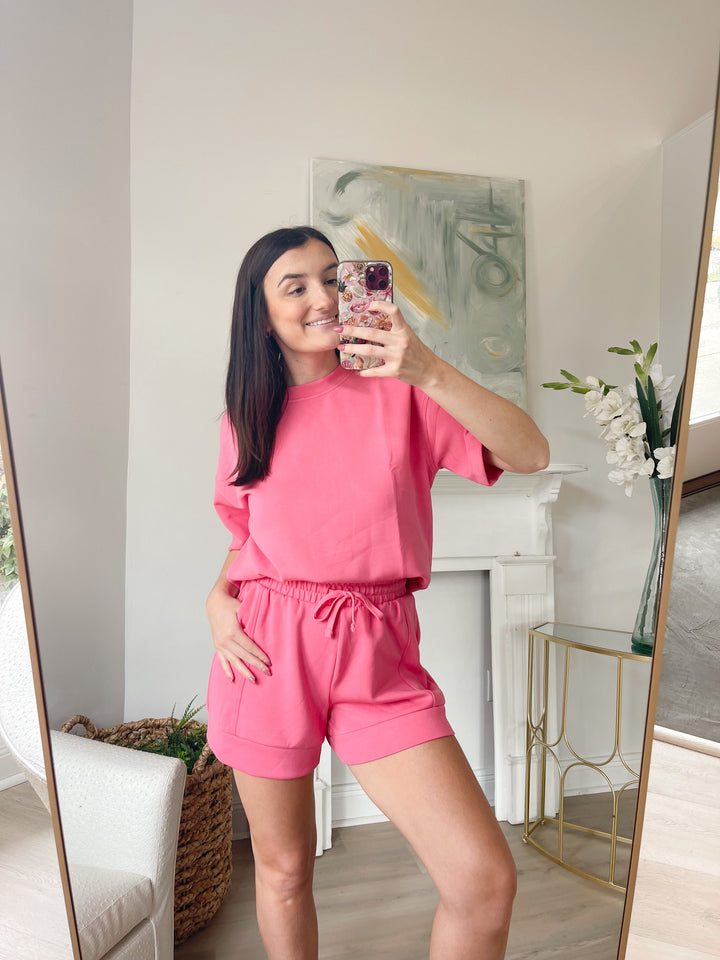 Cozbi Modal Short Set Brink Pink