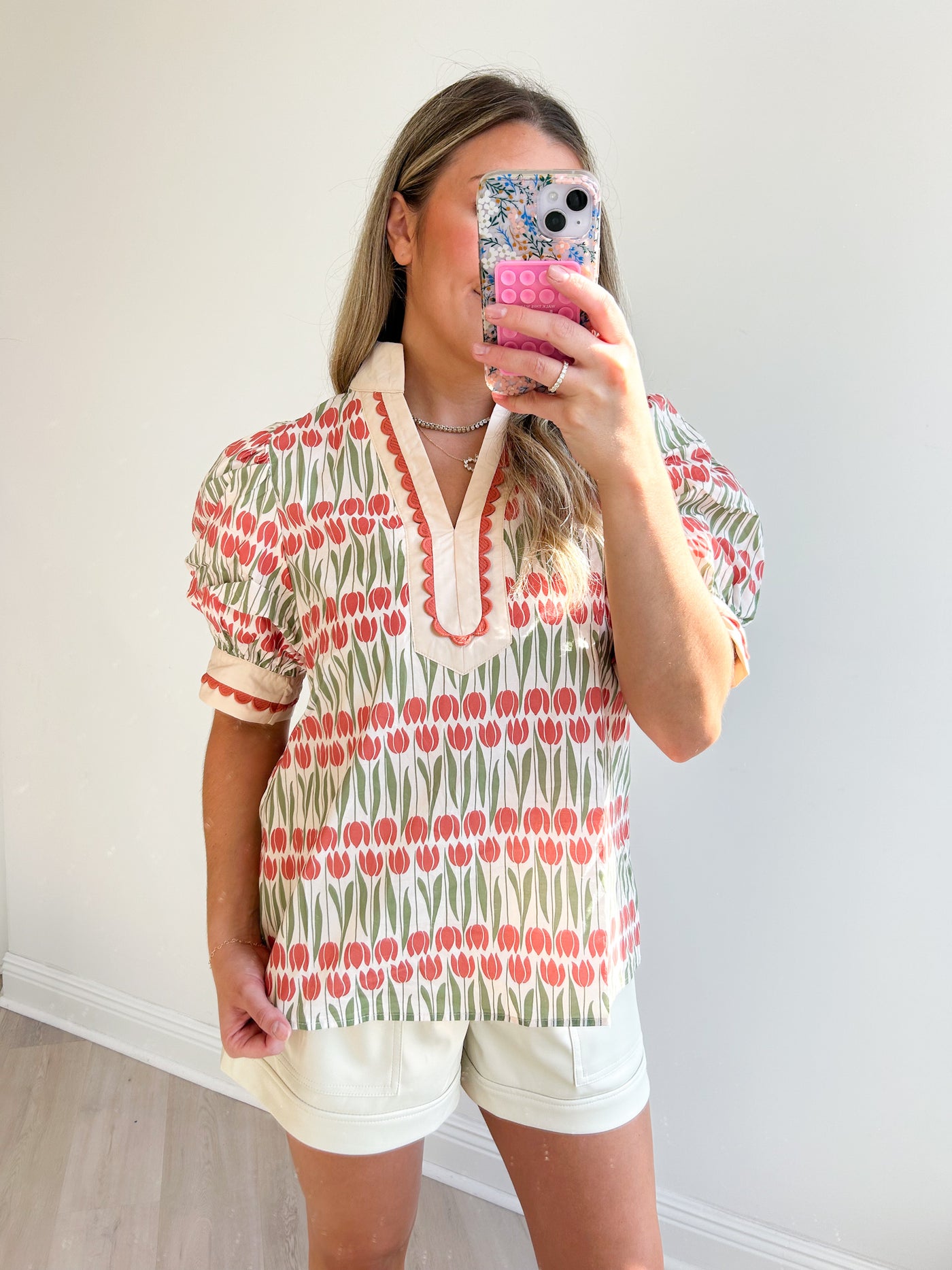 Jeanette Poplin Top