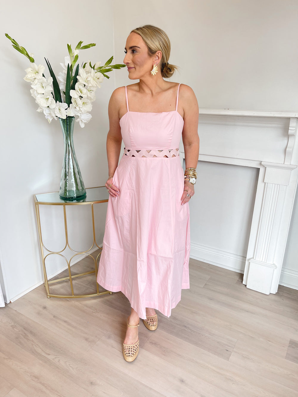 Marley Cut-Out Midi Dress