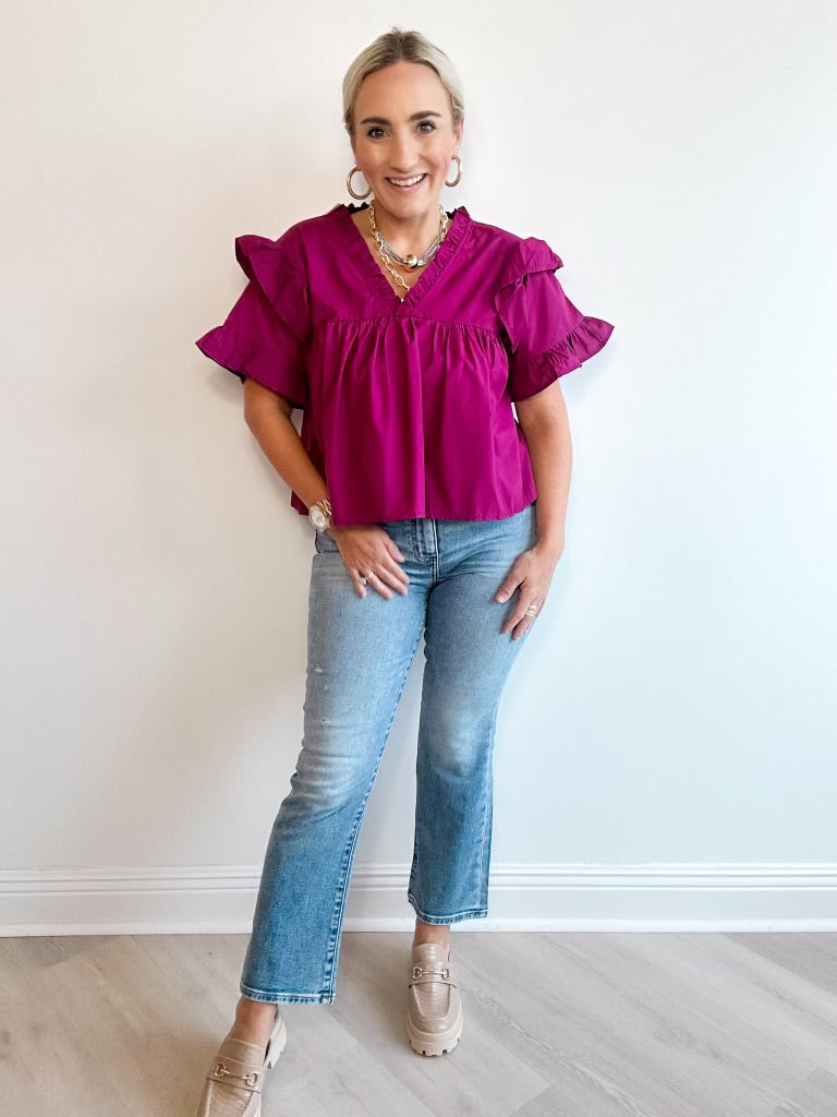 Margo Top magenta