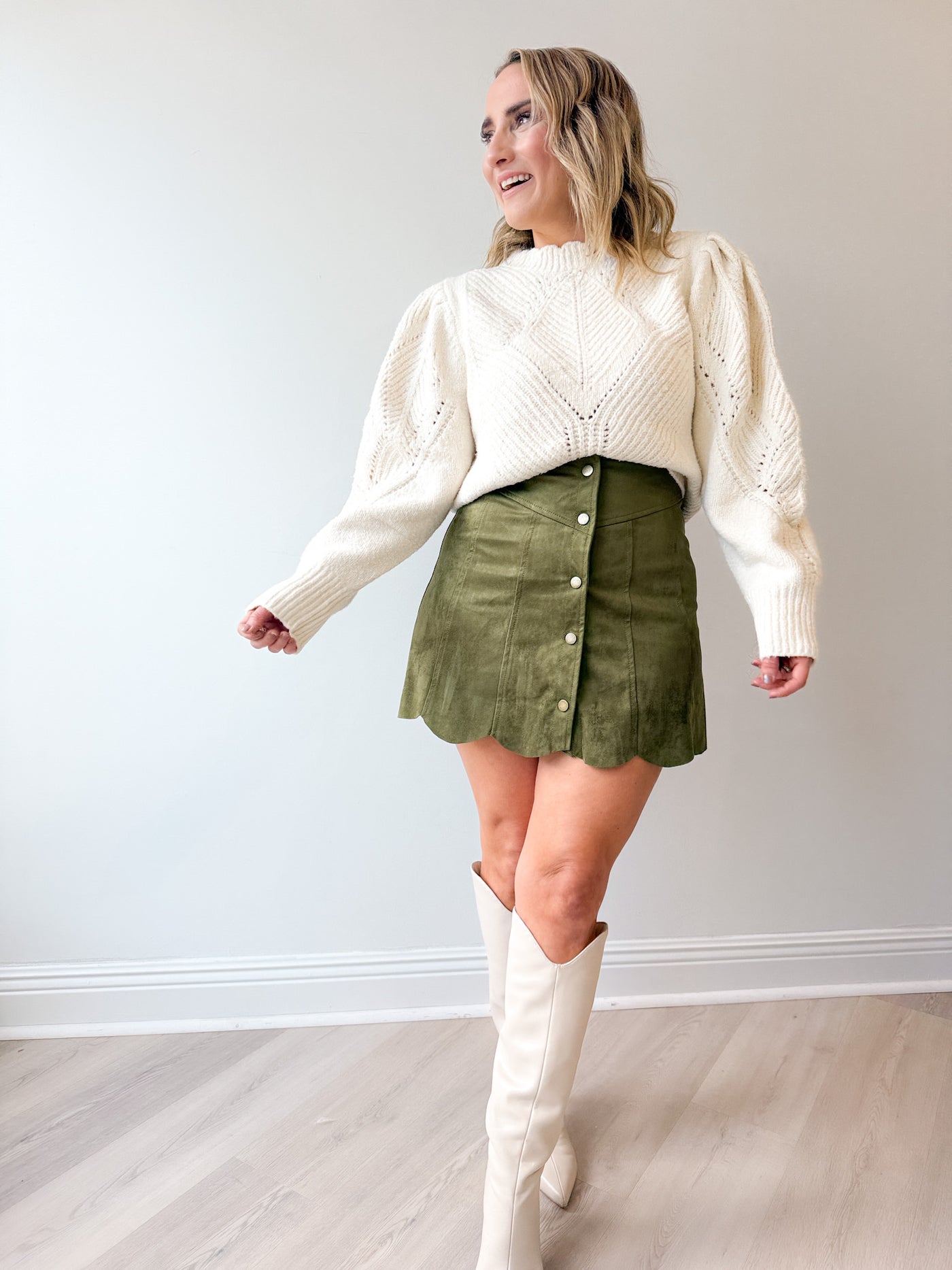Amaya Suede Mini Skirt