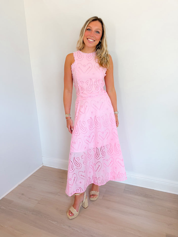 Lydia Eyelet Skirt