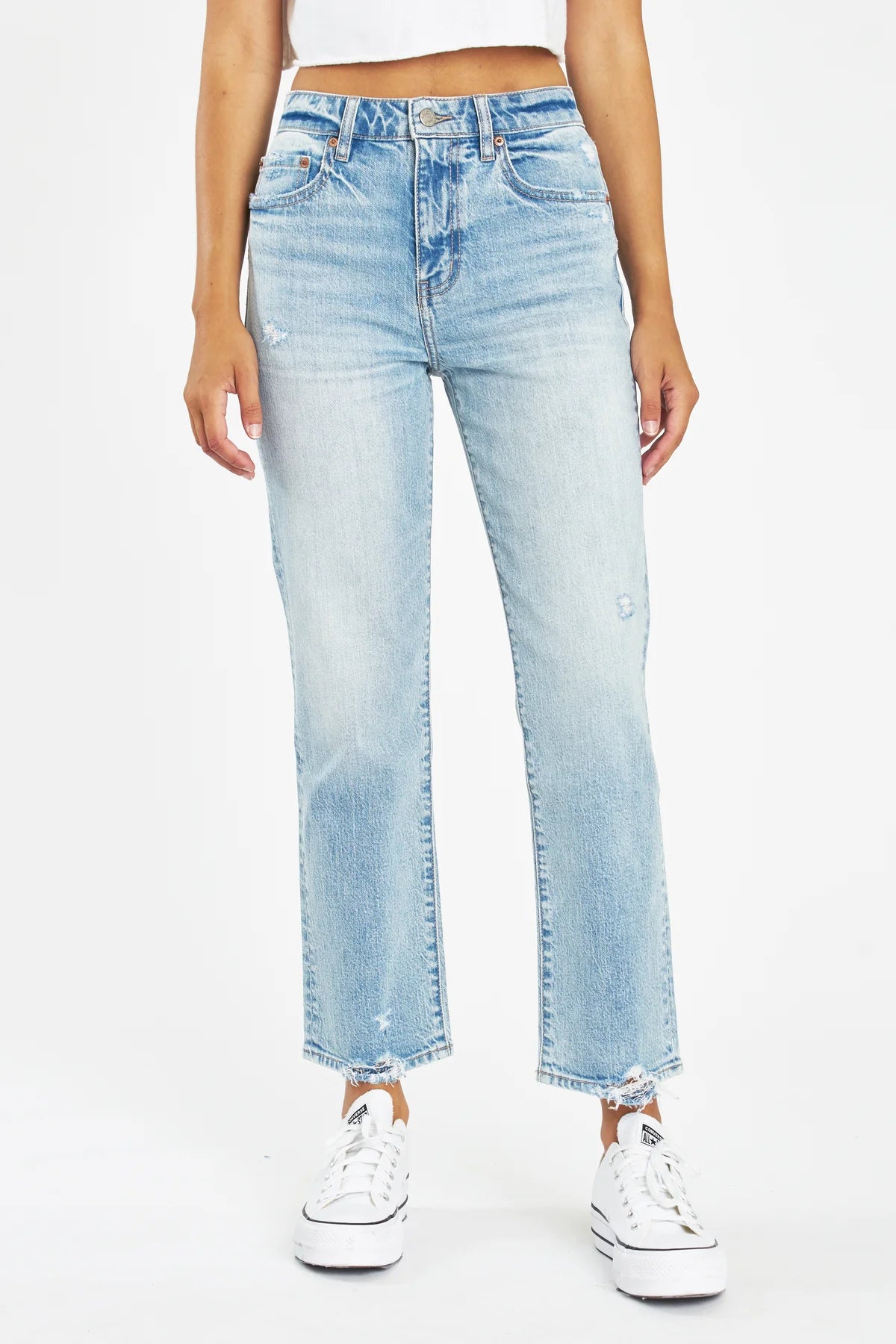 Straight Up High Rise Jeans