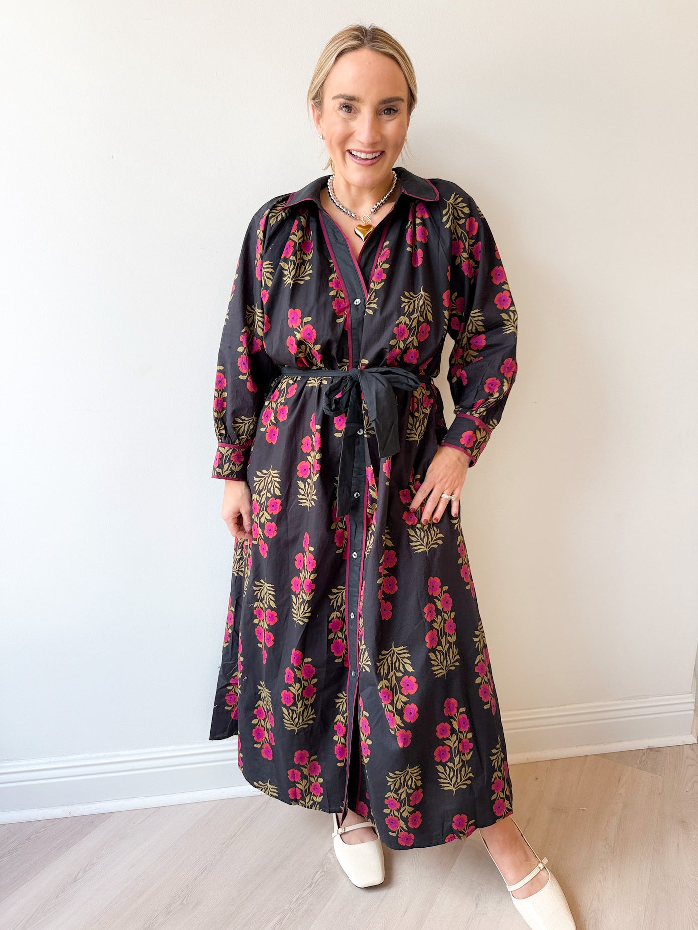 Senya Poplin Maxi Dress