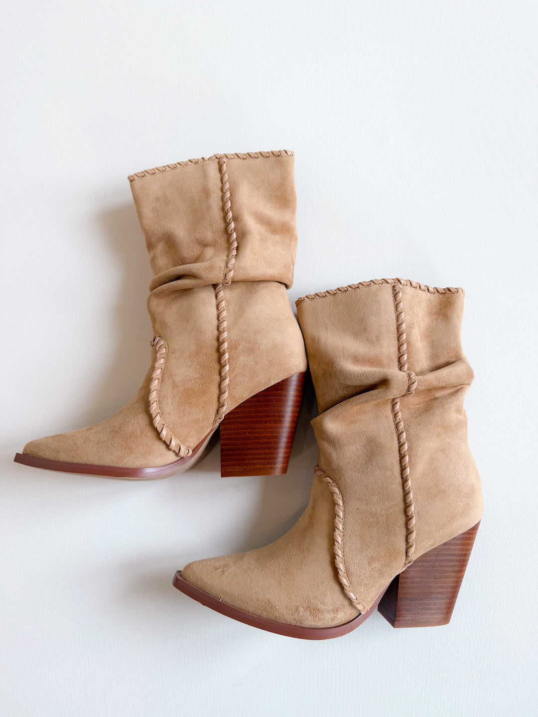 Aria Slouch Whip Stitch Boot