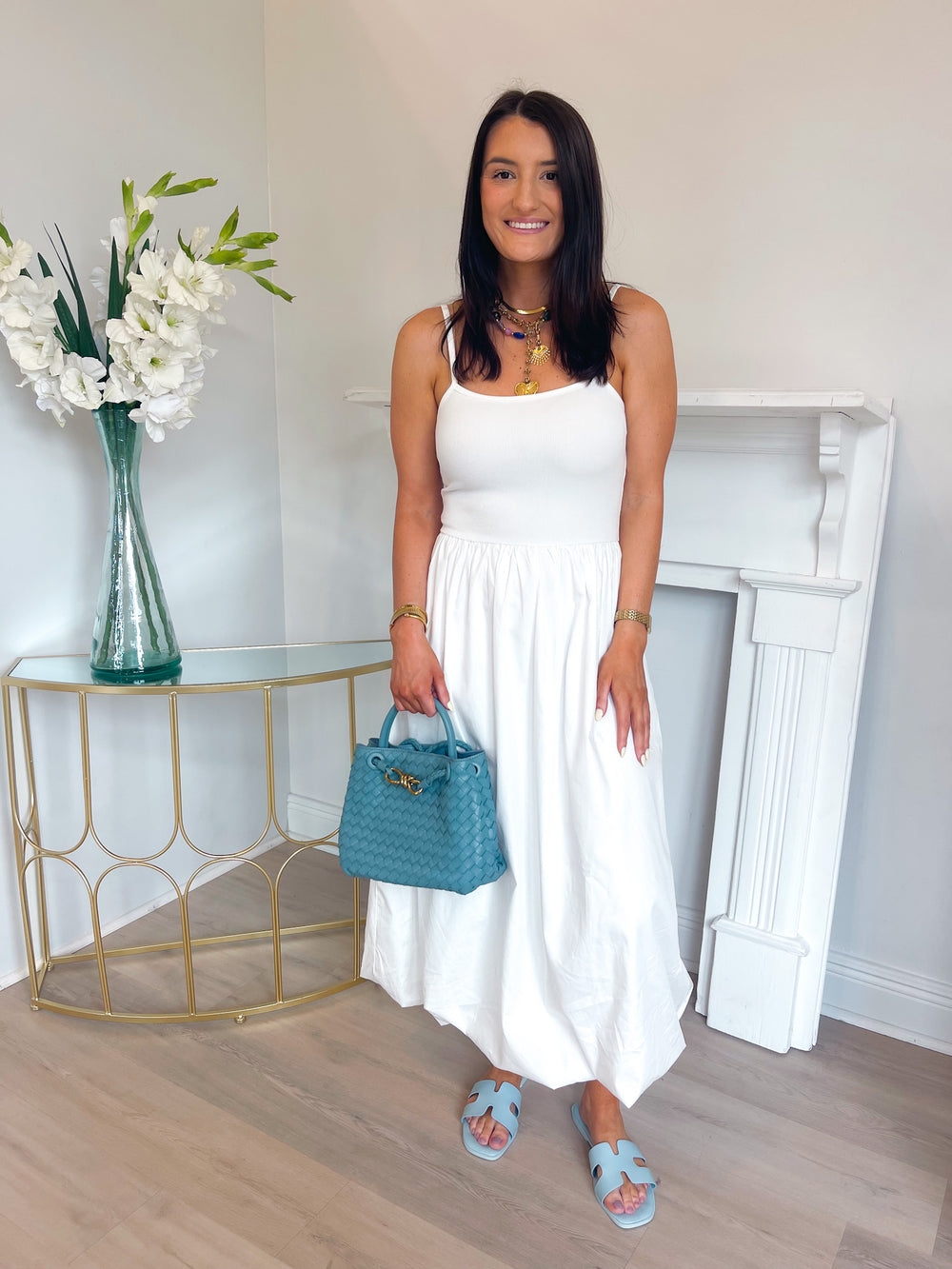 Taylor Ribbed Cami Bodice Dress