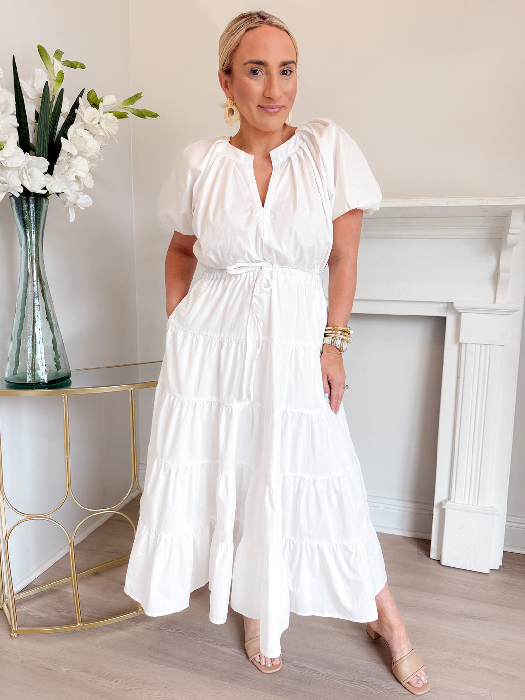 Charlie Tiered Midi Dress